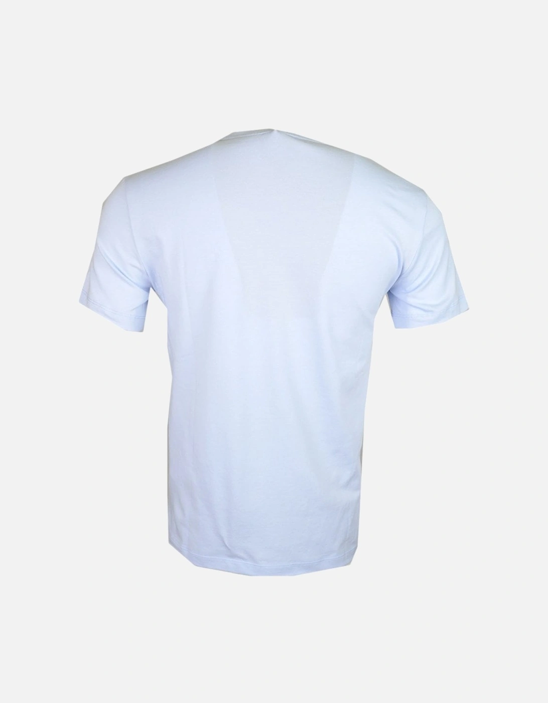 Cotton Stretch Snake Logo Light Blue T-Shirt