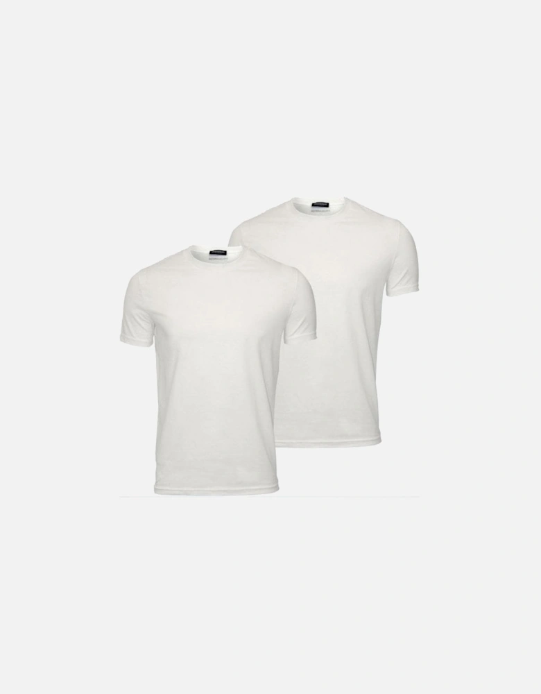Twin Pack Basic White T-Shirts