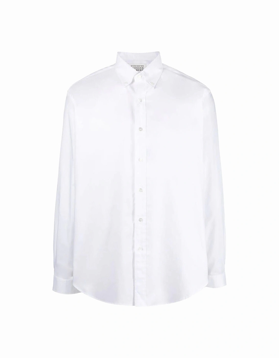 Men's Button-Down Cotton Shirt White, 2 of 1