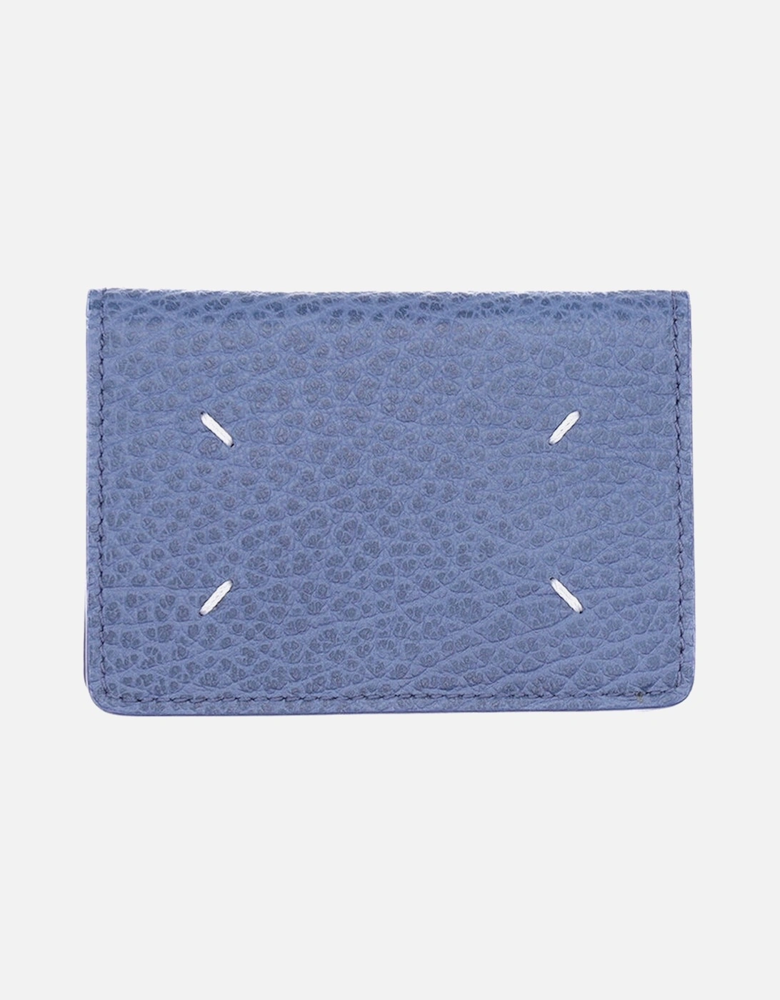 Men's Grain Bi-Fold Wallet Blue, 2 of 1
