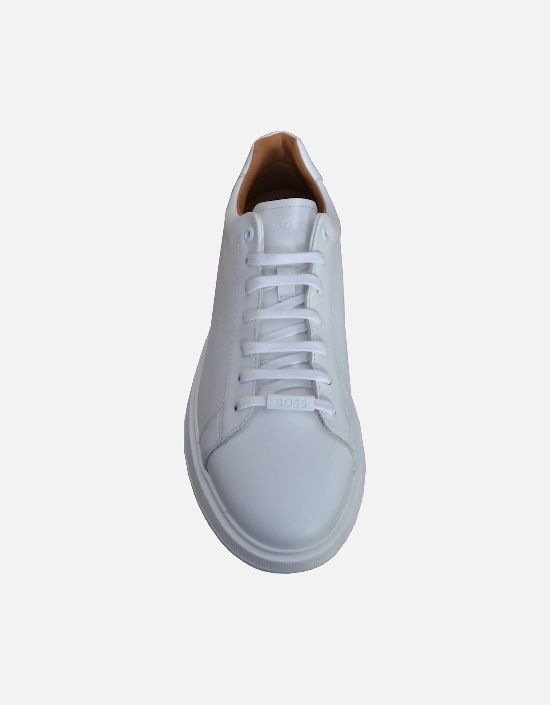 Men's White Bulton Trainers