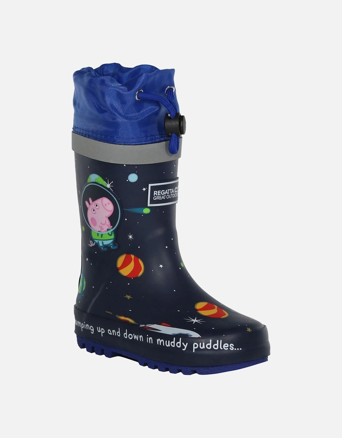 Childrens/Kids Peppa Pig Space Wellington Boots, 6 of 5