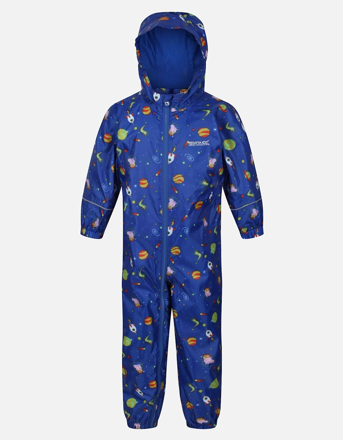 Childrens/Kids Peppa Pig Space Waterproof Puddle Suit, 6 of 5