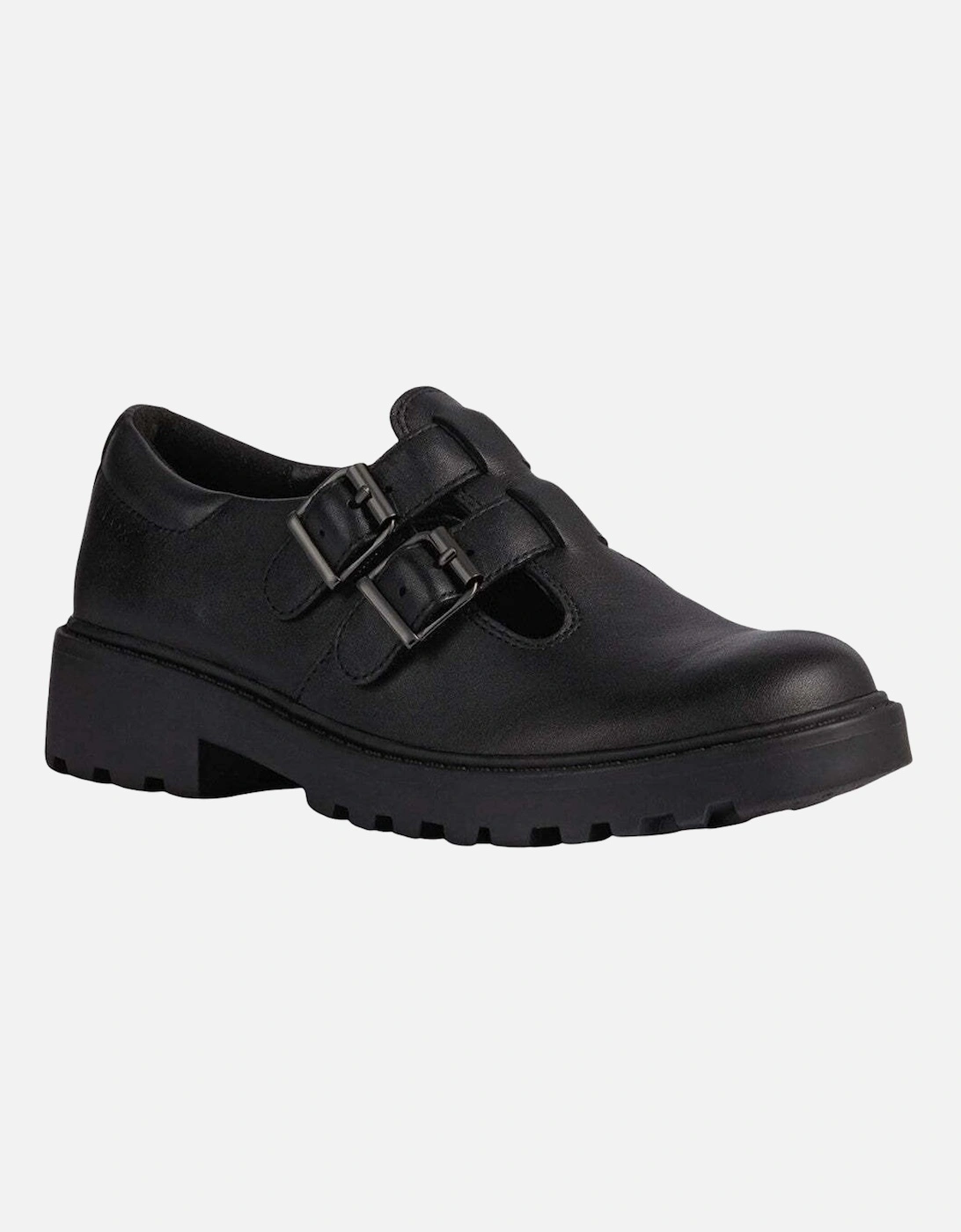 Girls Casey Ballerina Leather School Shoes, 5 of 4