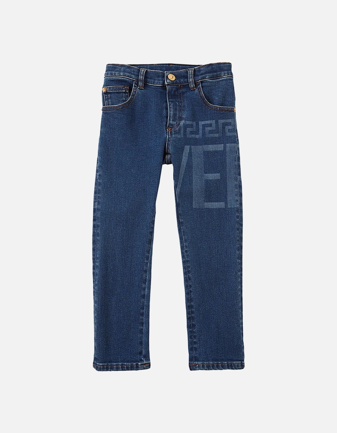 Kids Blue Denim Jeans, 4 of 3