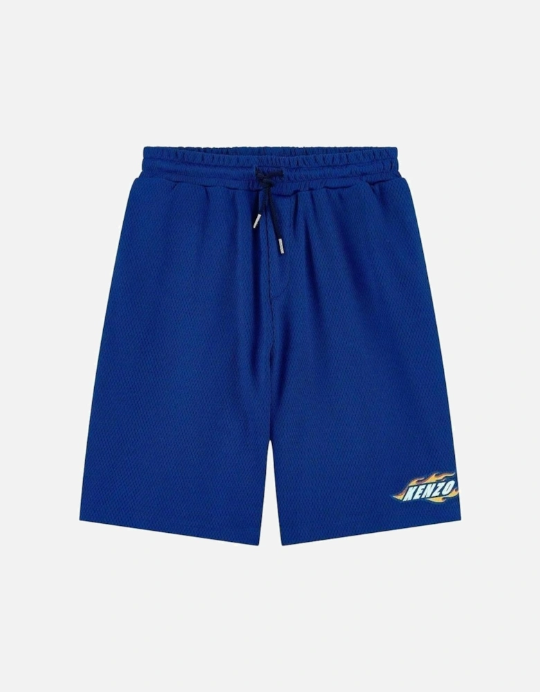 Boys Navy Mesh Fabian  Shorts