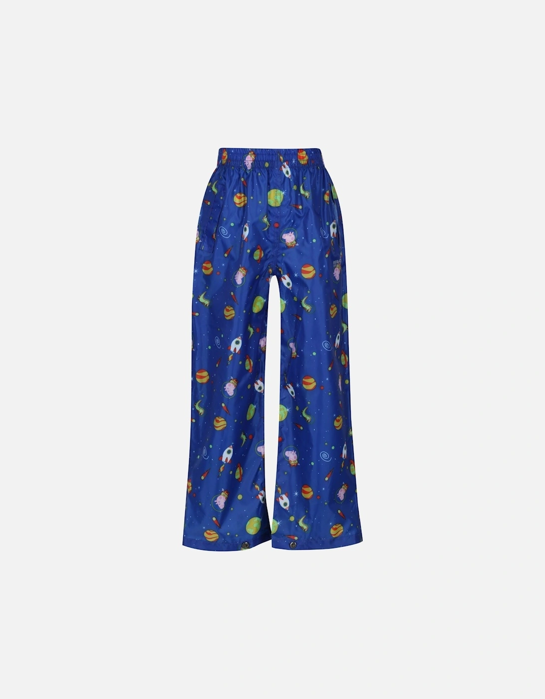 Childrens/Kids Cosmic Peppa Pig Waterproof Over Trousers