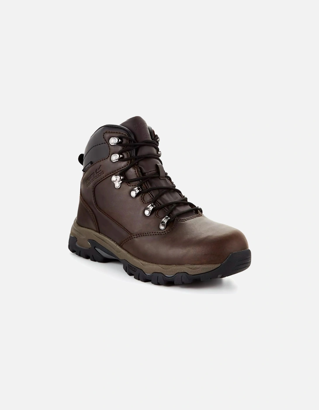 Mens Tebay Waterproof Leather Walking Boots, 6 of 5