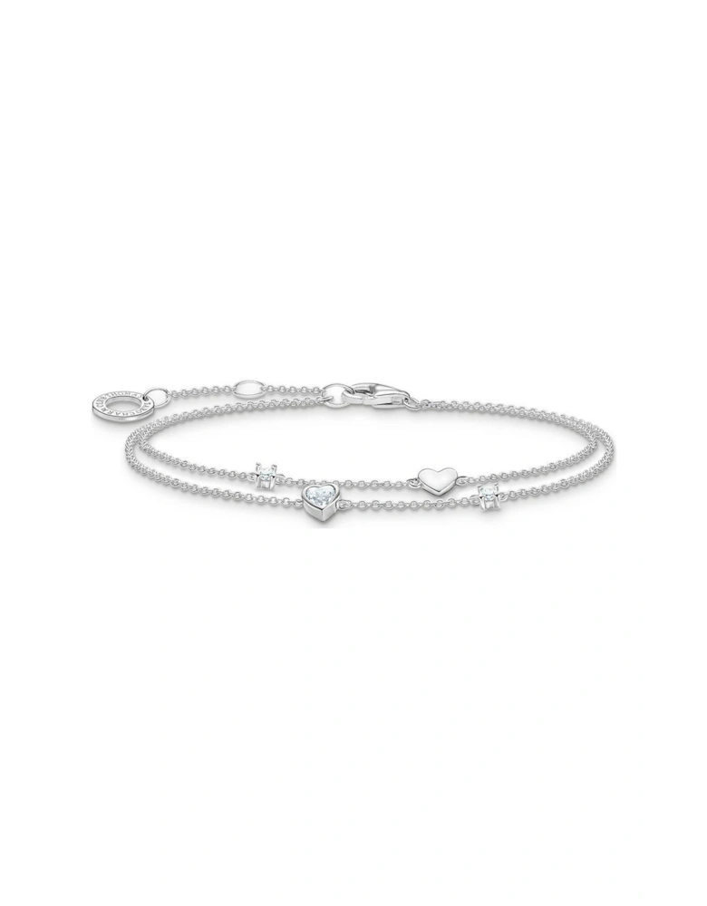 Double-Row Round-Belcher-Chain Bracelet