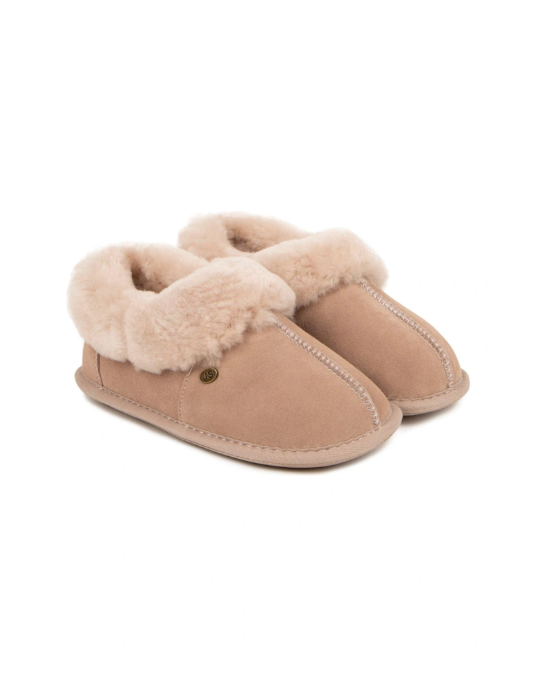 Full Back Sheepskin Slipper - Cream