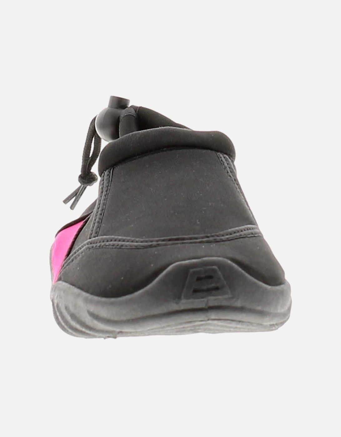 Womens Aqua Shoes Rockpool Slip On black pink UK Size