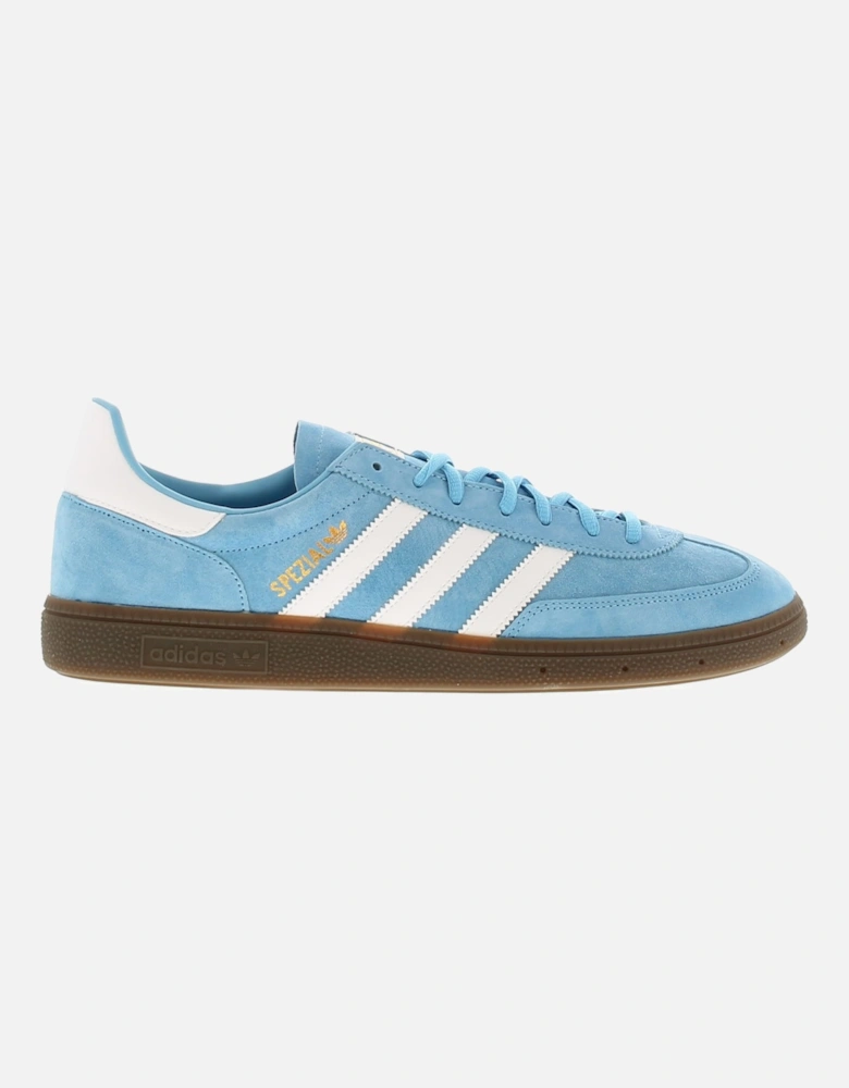 Mens Trainers Handball Spezial Leather Lace Up sky blue white U