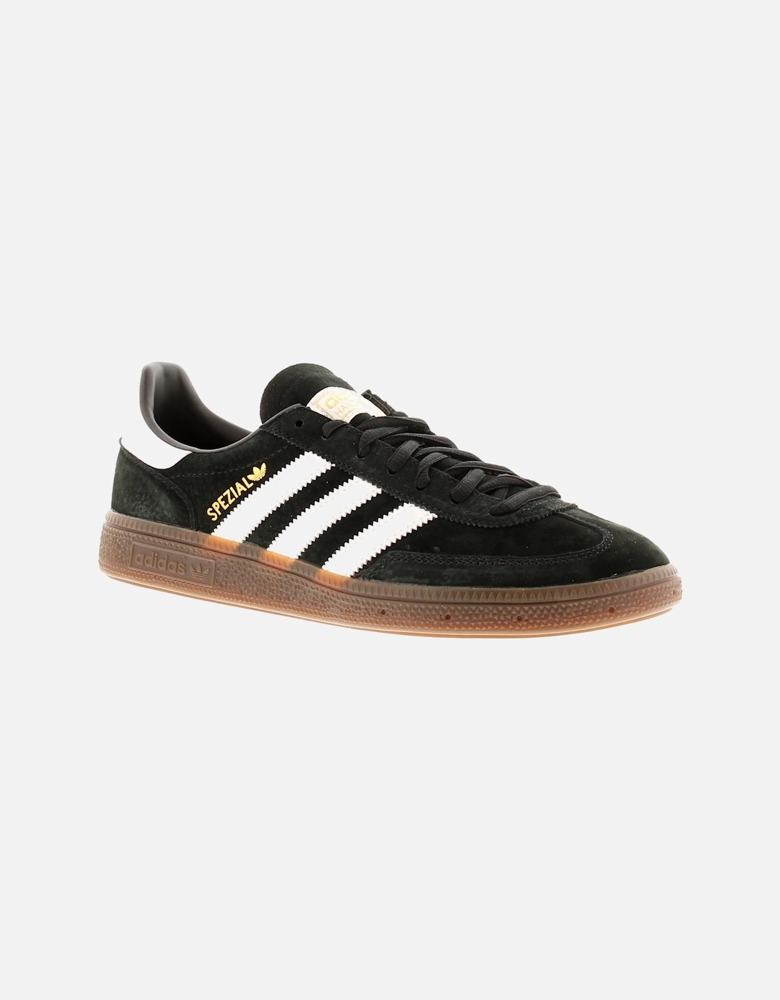 Mens Trainers Handball Spezial Leather Lace Up black UK Size, 6 of 5