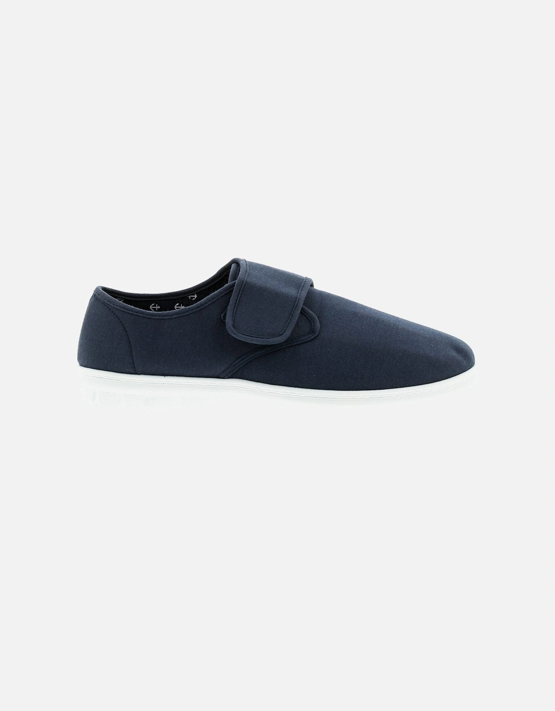 Mens Shoes Canvas Ernie Touch Fastening navy UK Size