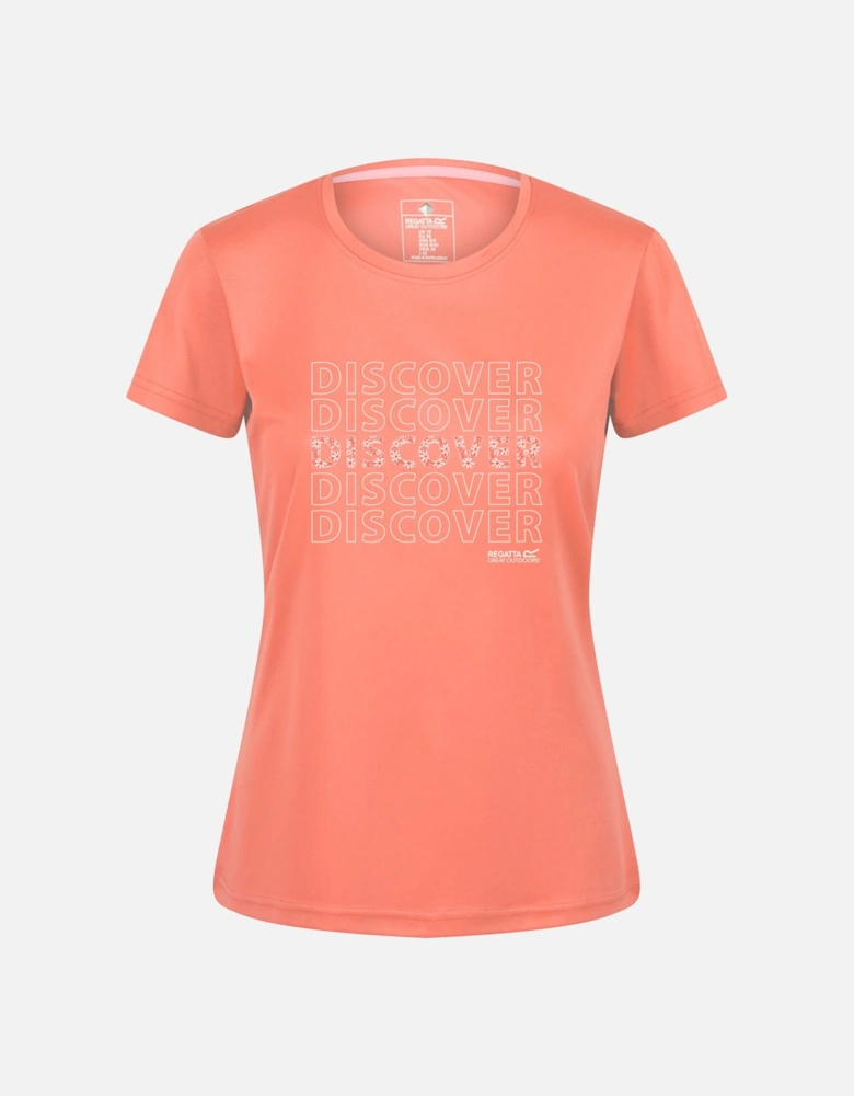 Womens/Ladies Fingal VI Text T-Shirt