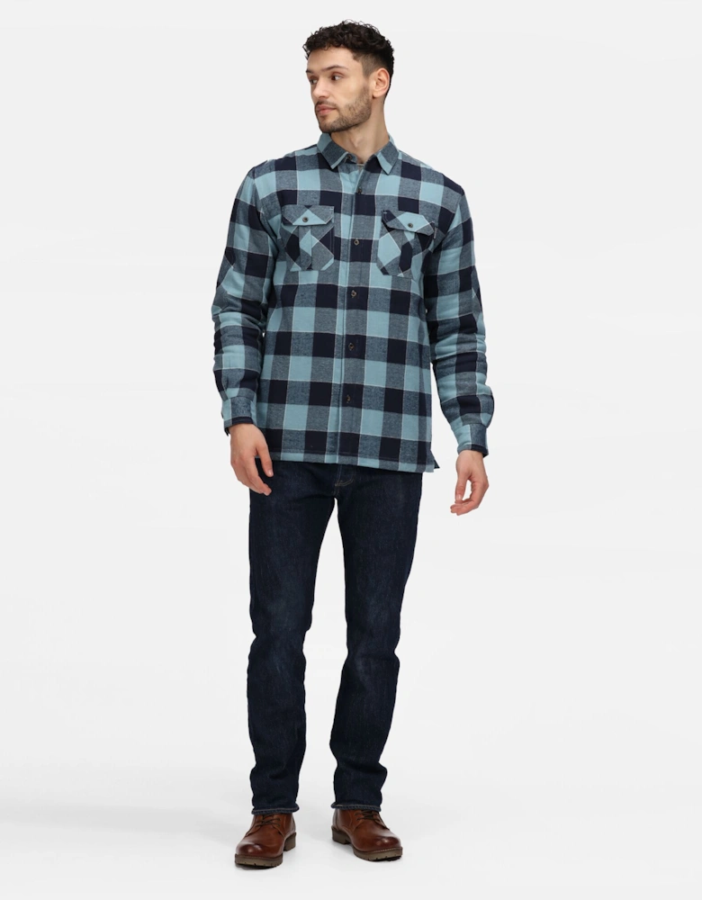 Mens Shelford Checked Padded Shirt