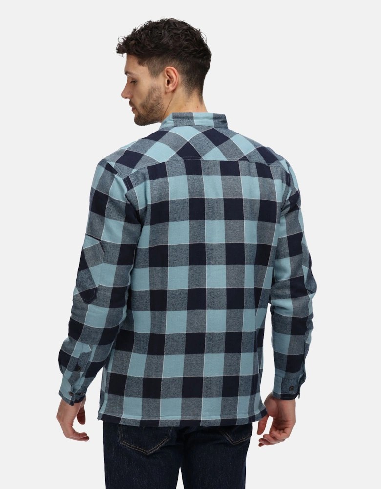 Mens Shelford Checked Padded Shirt