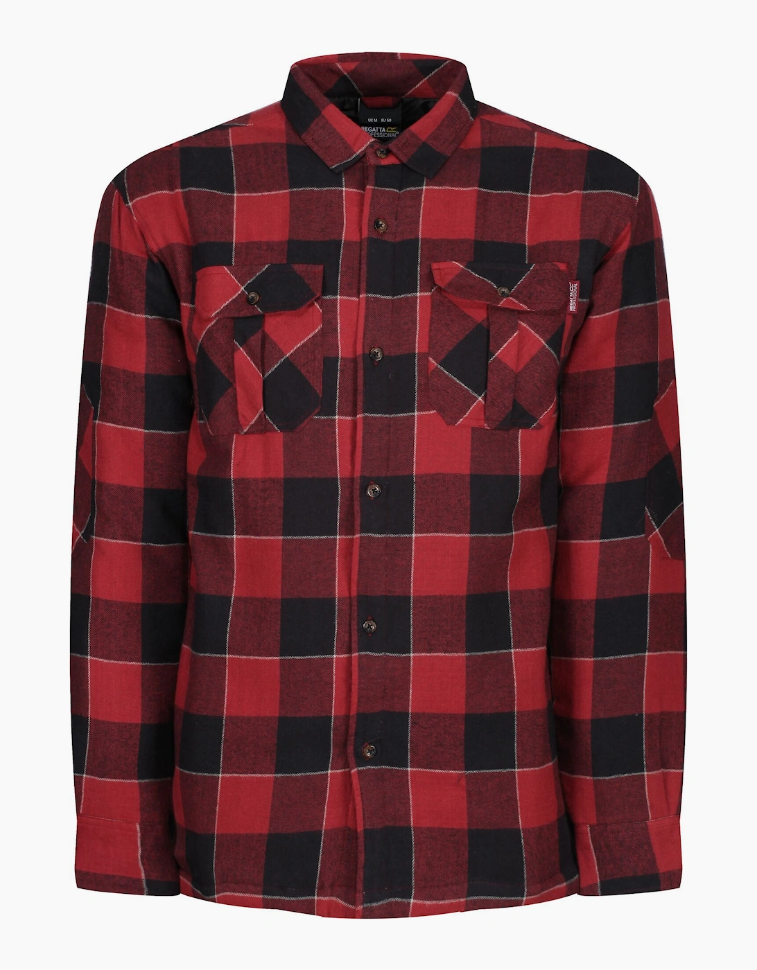 Regatta Men's Regatta Professional Mens Checked Padded Shirt - Red