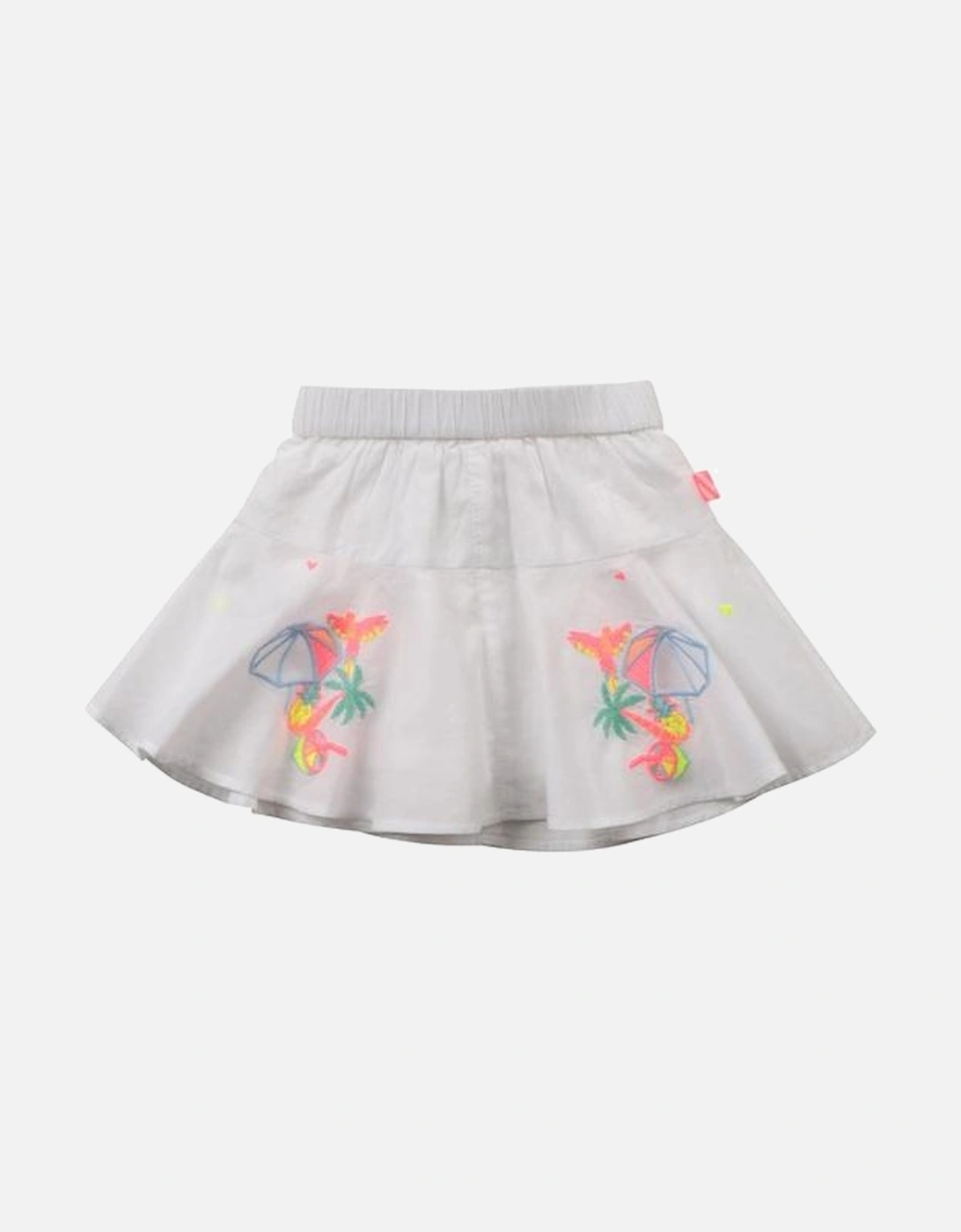 Girls White Shorts Skirt, 4 of 3