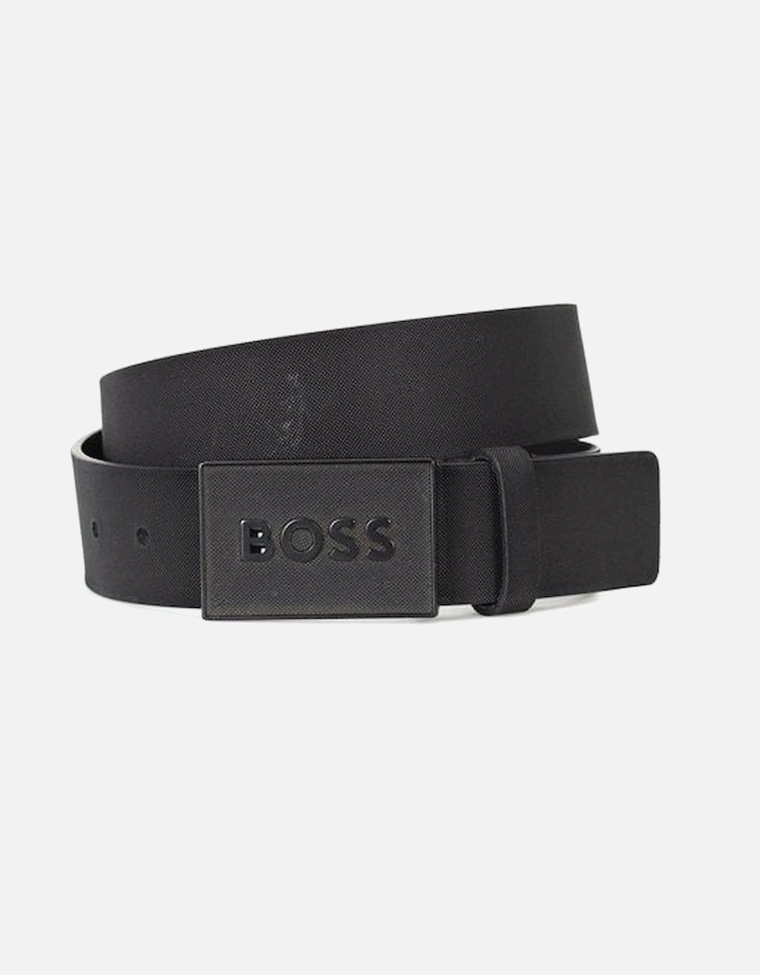 Boss Icon Leather Triple Black Belt, 3 of 2