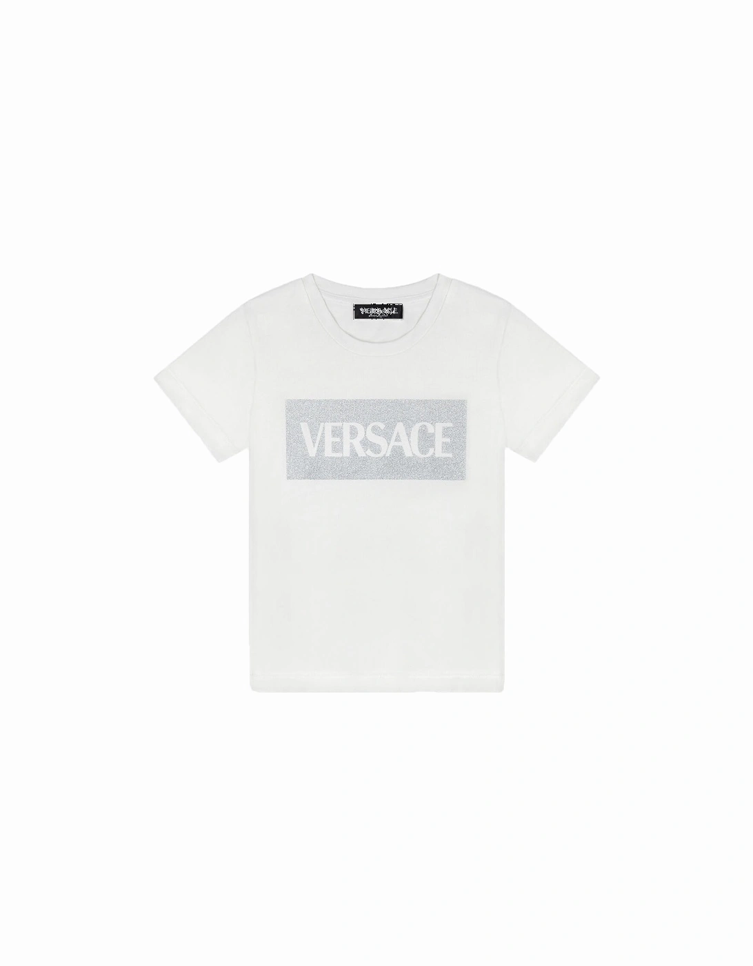 Girls Logo Print T-Shirt White, 4 of 3