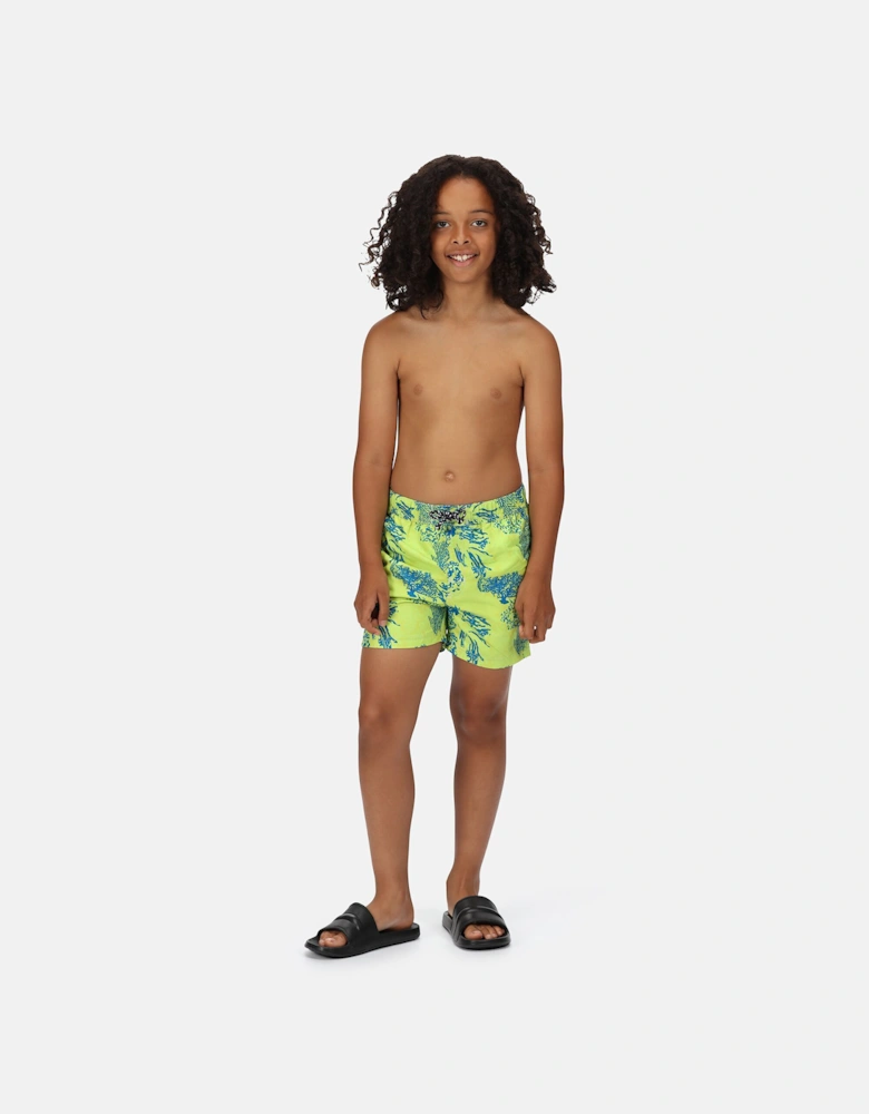 Boys Skander II Coral Swim Shorts