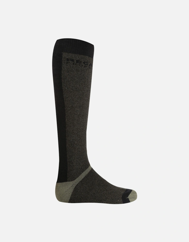 Mens Pro Assorted Designs Boot Socks Set (Pack of 2)