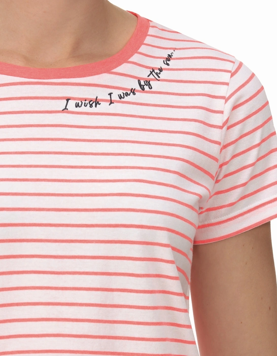 Womens/Ladies Odalis Stripe T-Shirt