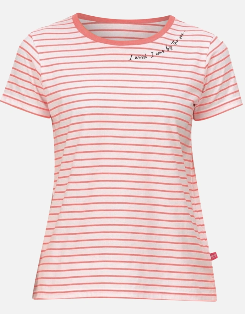 Womens/Ladies Odalis Stripe T-Shirt