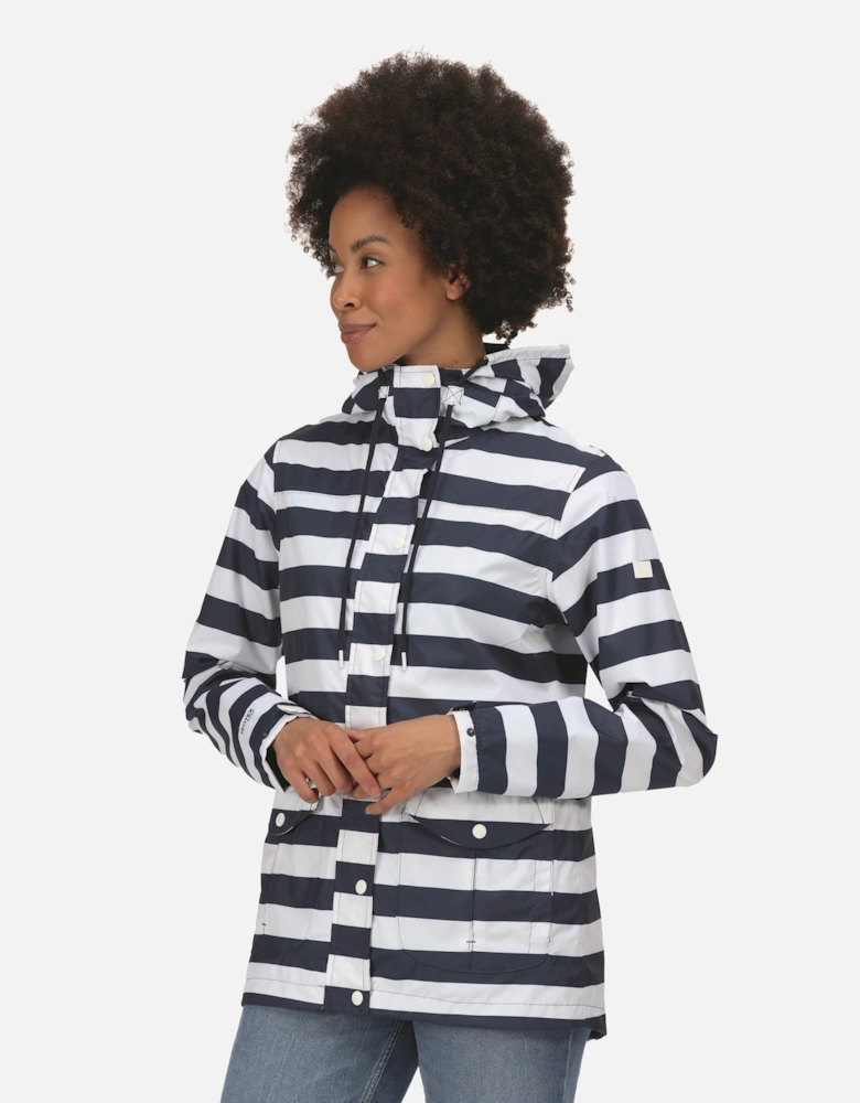 Womens/Ladies Bayarma Striped Lightweight Waterproof Jacket