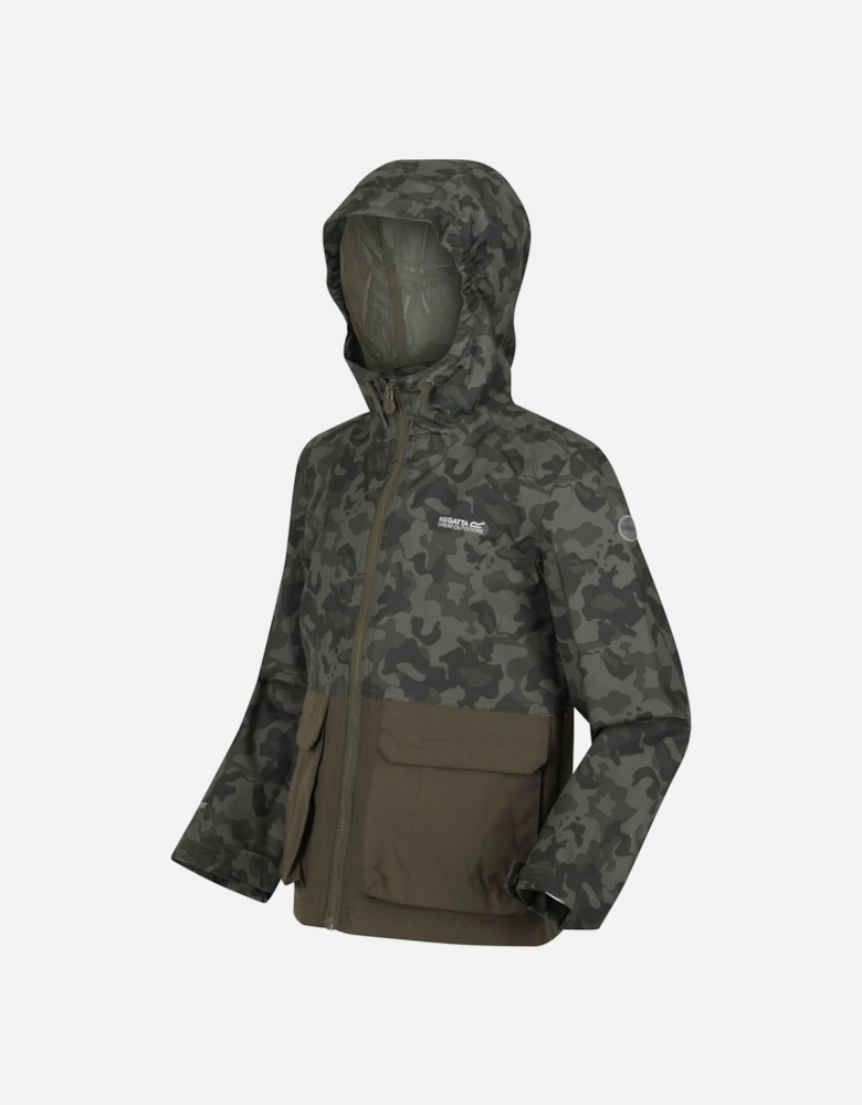 Childrens/Kids Hywell Camo Waterproof Jacket