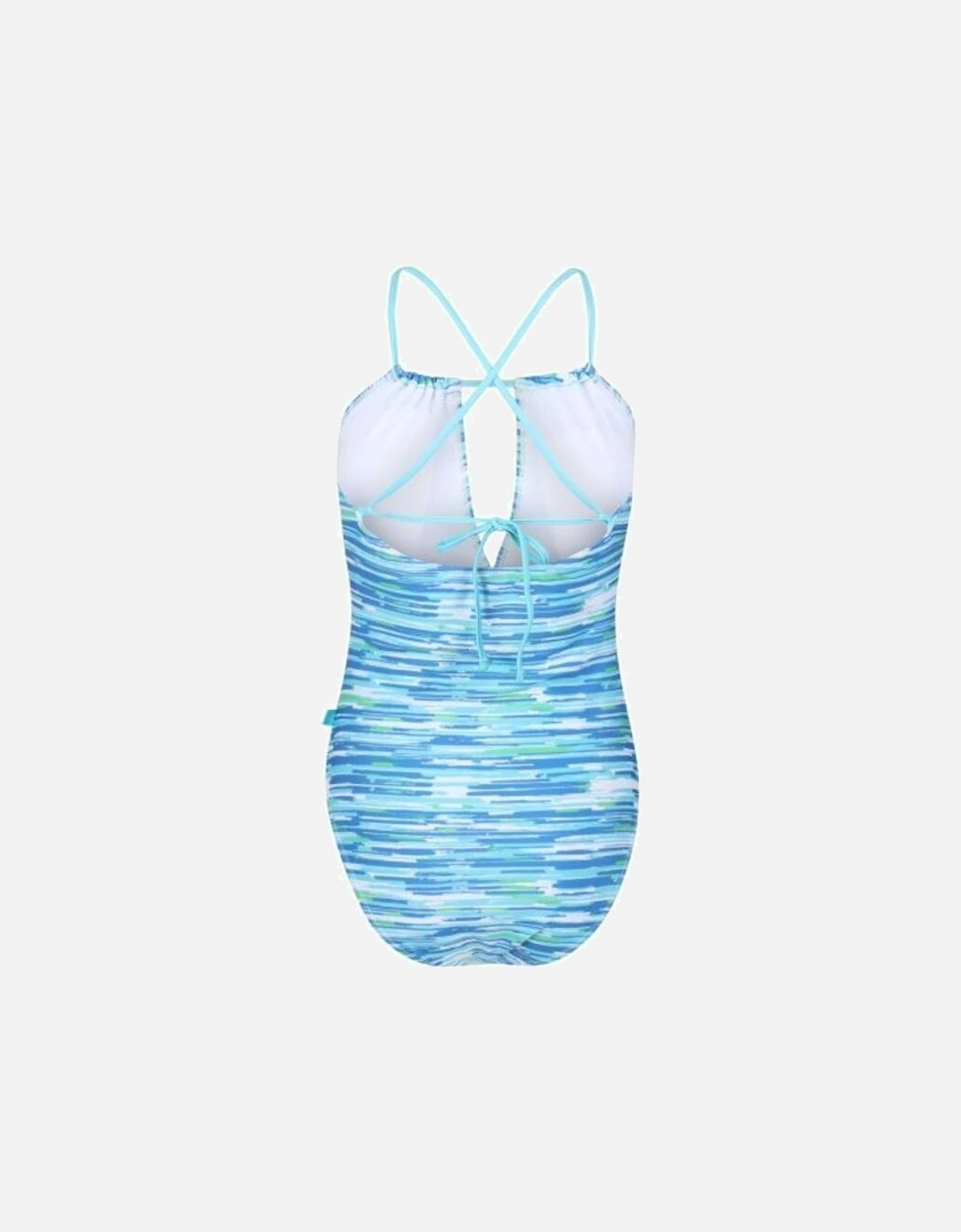 Womens/Ladies Halliday Brush Stroke One Piece Swimsuit