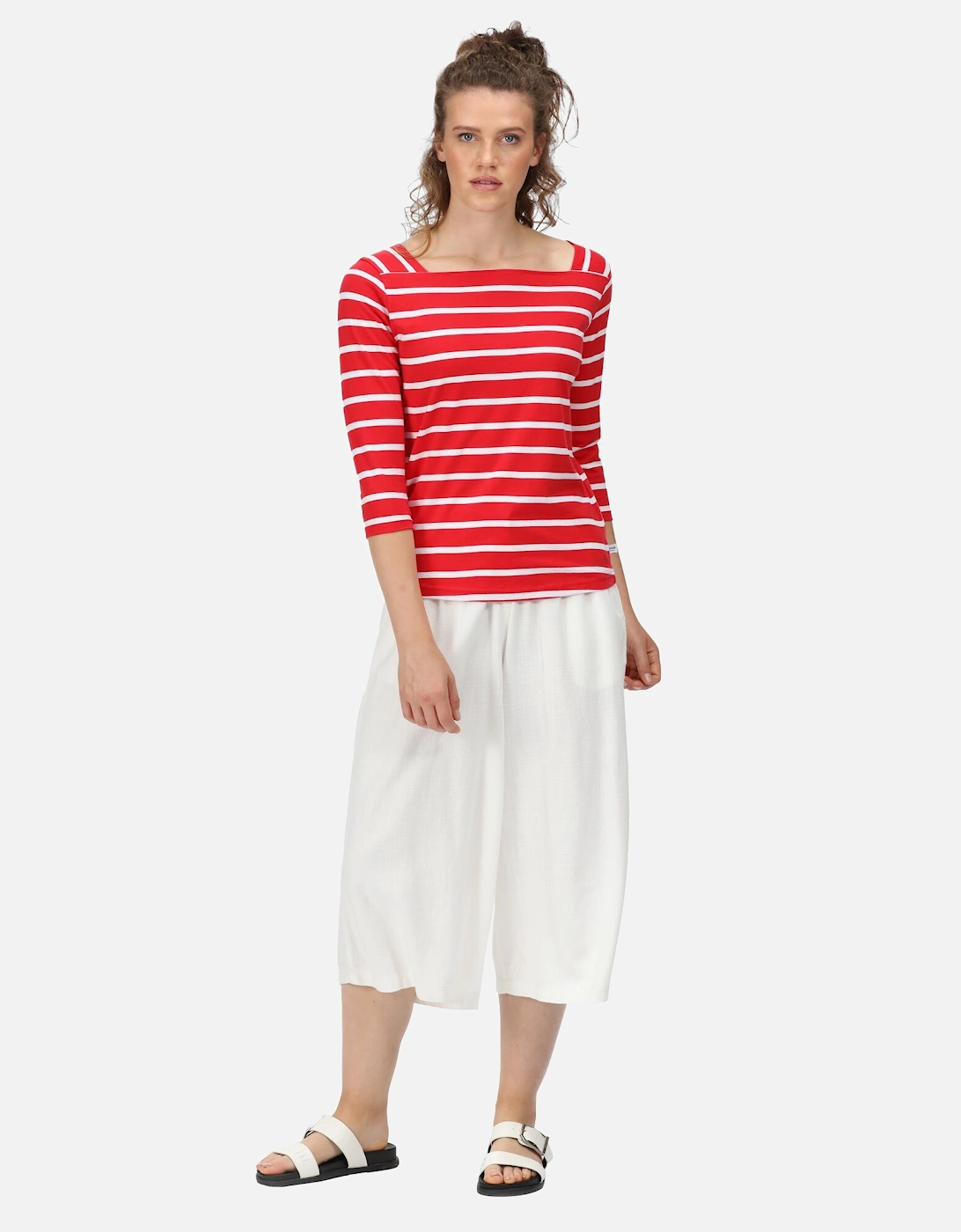 Womens/Ladies Polexia Stripe T-Shirt