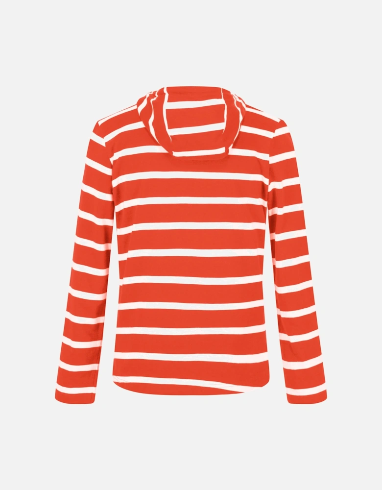 Womens/Ladies Maelys Stripe Hoodie