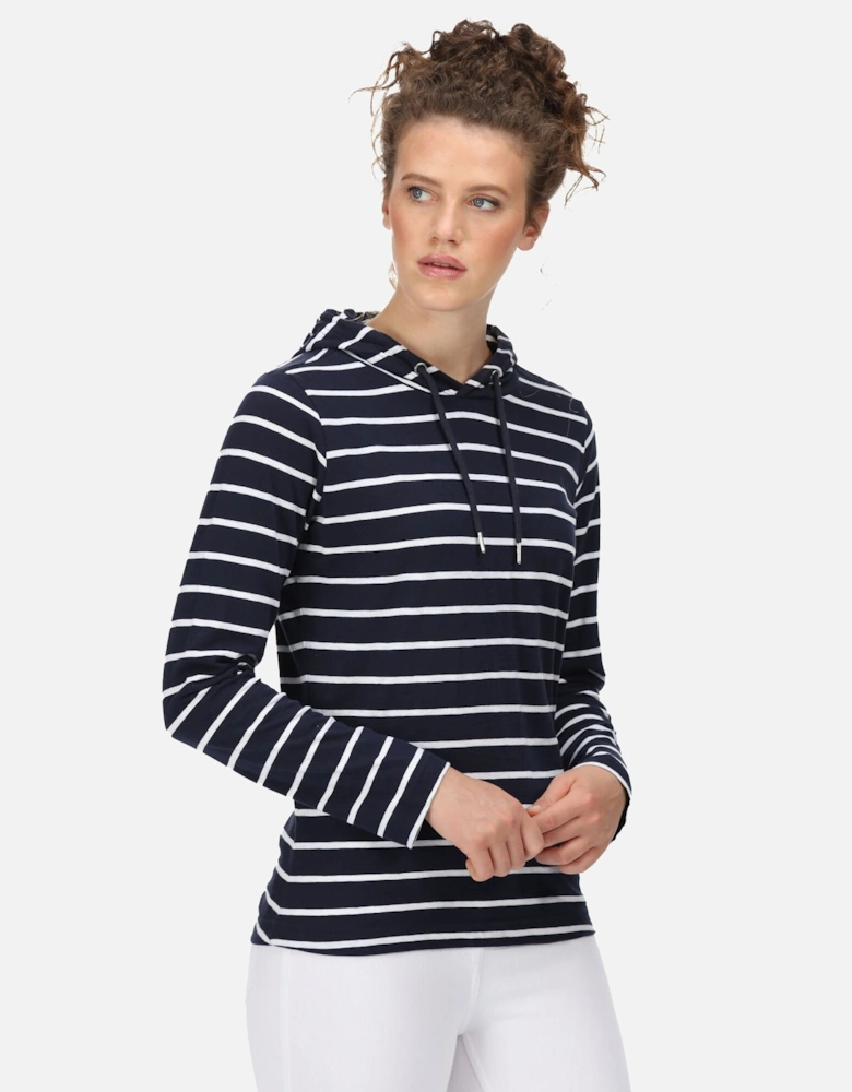 Womens/Ladies Maelys Stripe Hoodie