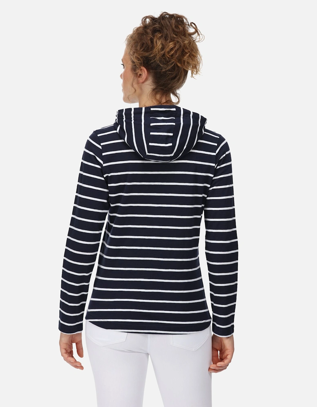 Womens/Ladies Maelys Stripe Hoodie