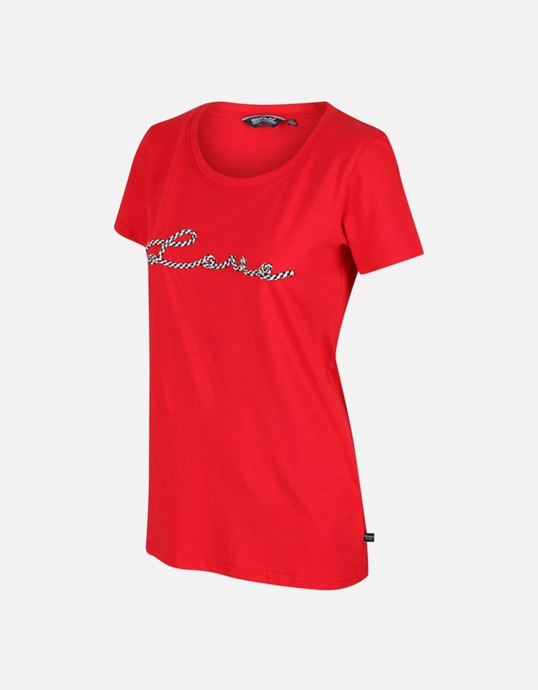 Womens/Ladies Filandra VI Love T-Shirt