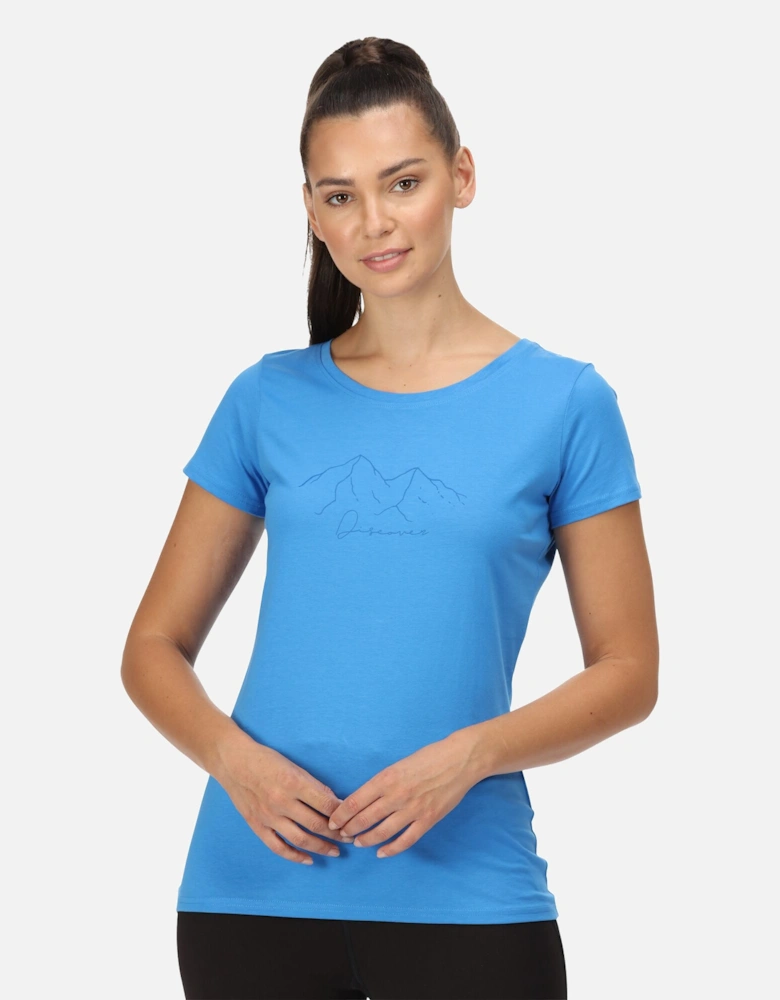 Womens/Ladies Breezed II Mountain T-Shirt