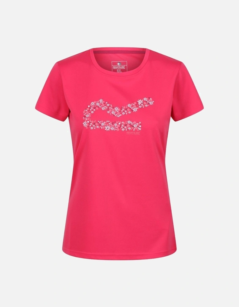 Womens/Ladies Fingal VI Flower T-Shirt