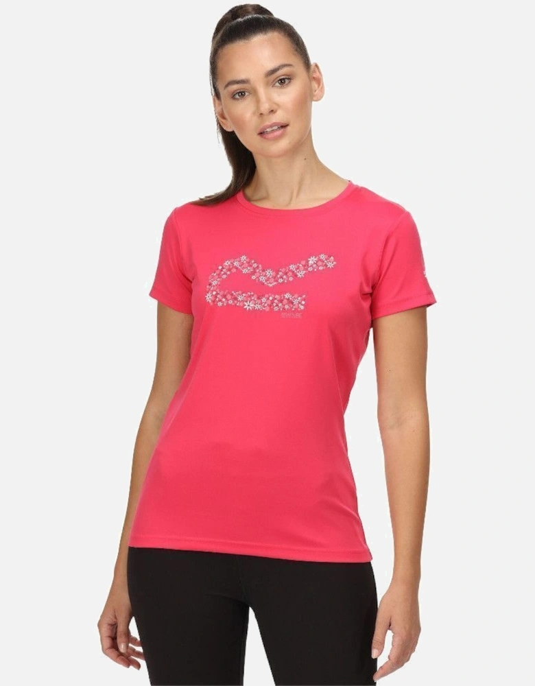 Womens/Ladies Fingal VI Flower T-Shirt
