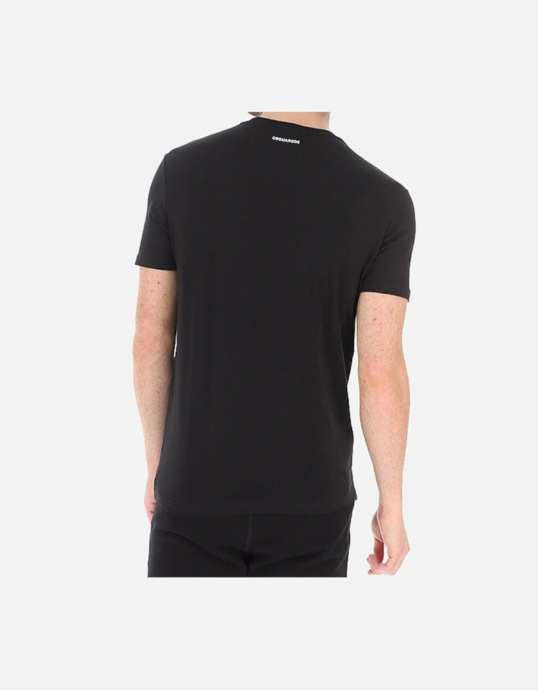 Twin 2 Pack Simple Black T-Shirts