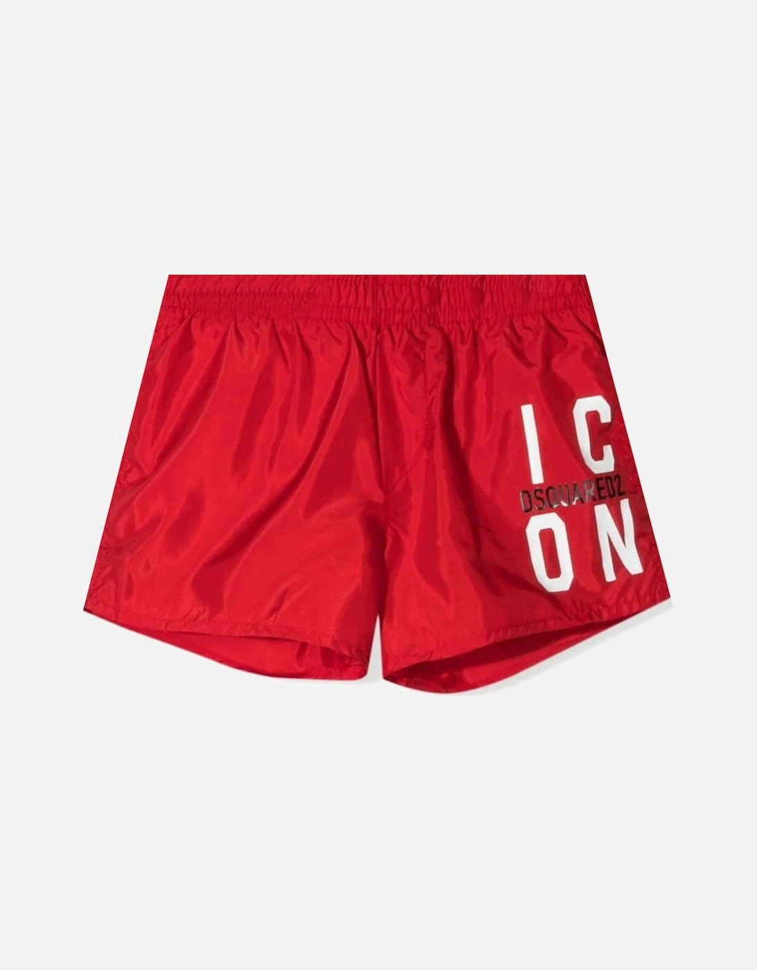 Boys ICON Swimshorts Red, 3 of 2