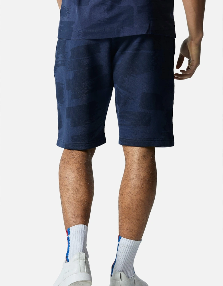 Calla Men's Cotton Jog Shorts | Navy