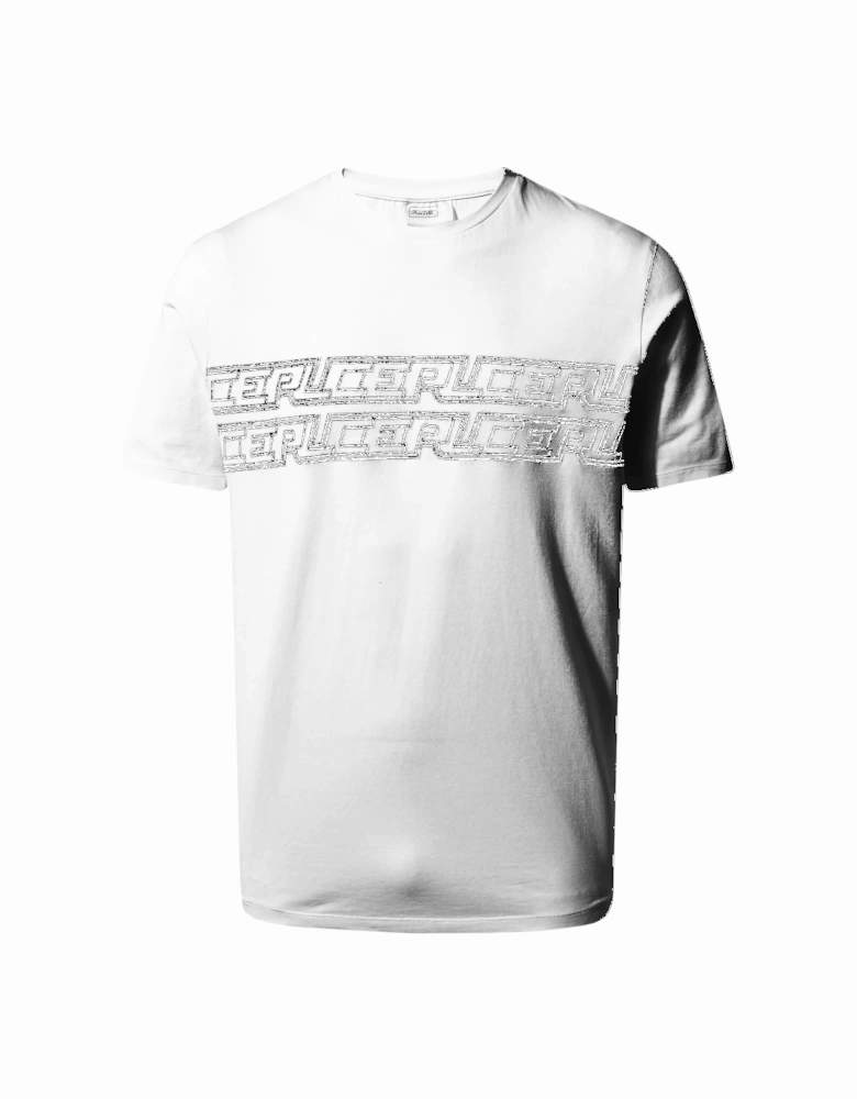 Cobden Graphic Print Men's T-Shirt | White