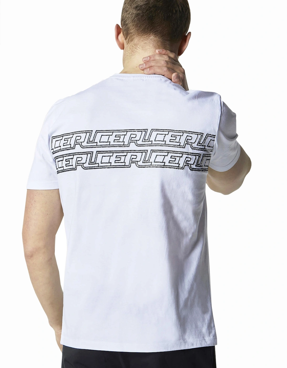 Cobden Graphic Print Men's T-Shirt | White