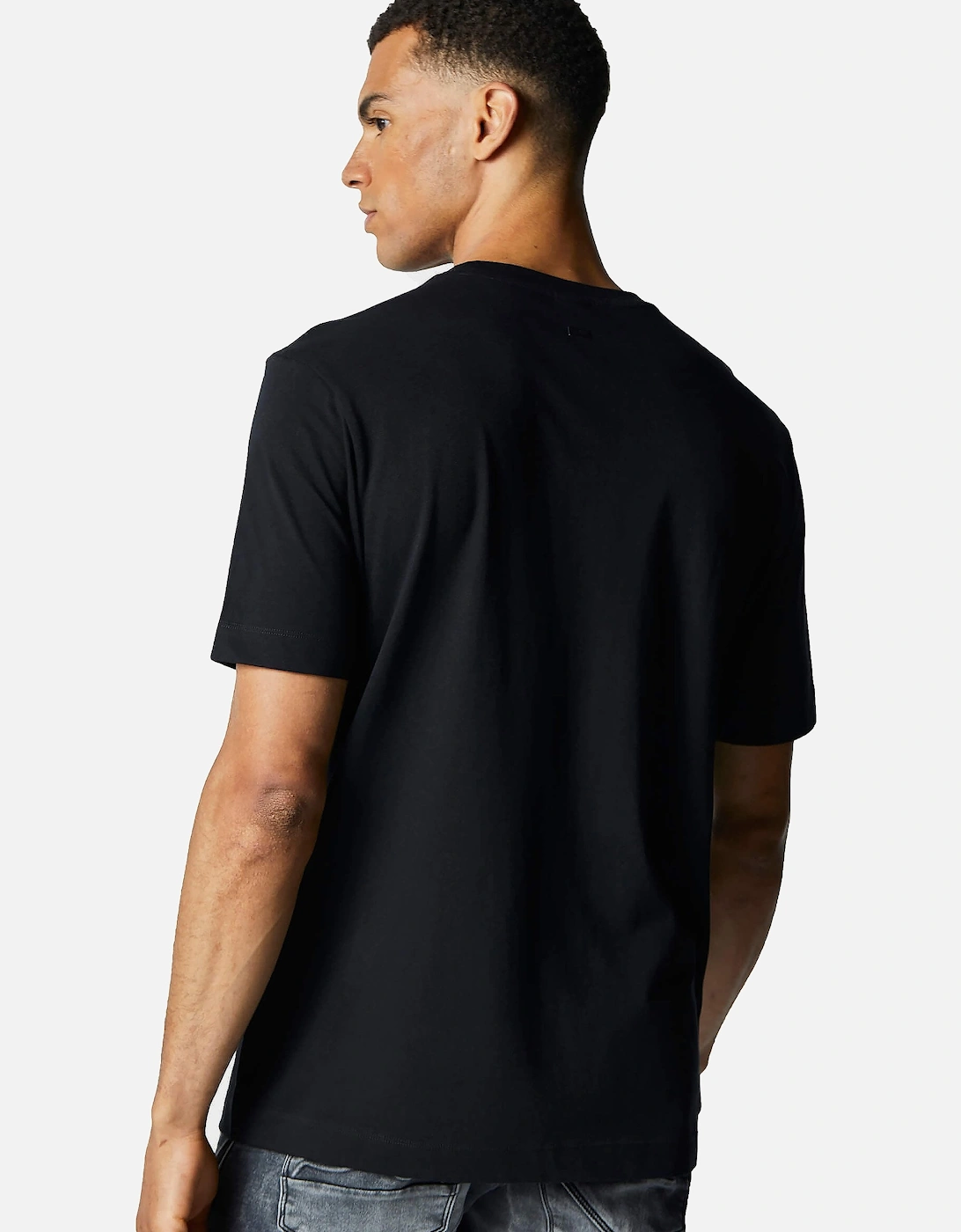 Caen Graphic Print Men's T-Shirt | Black