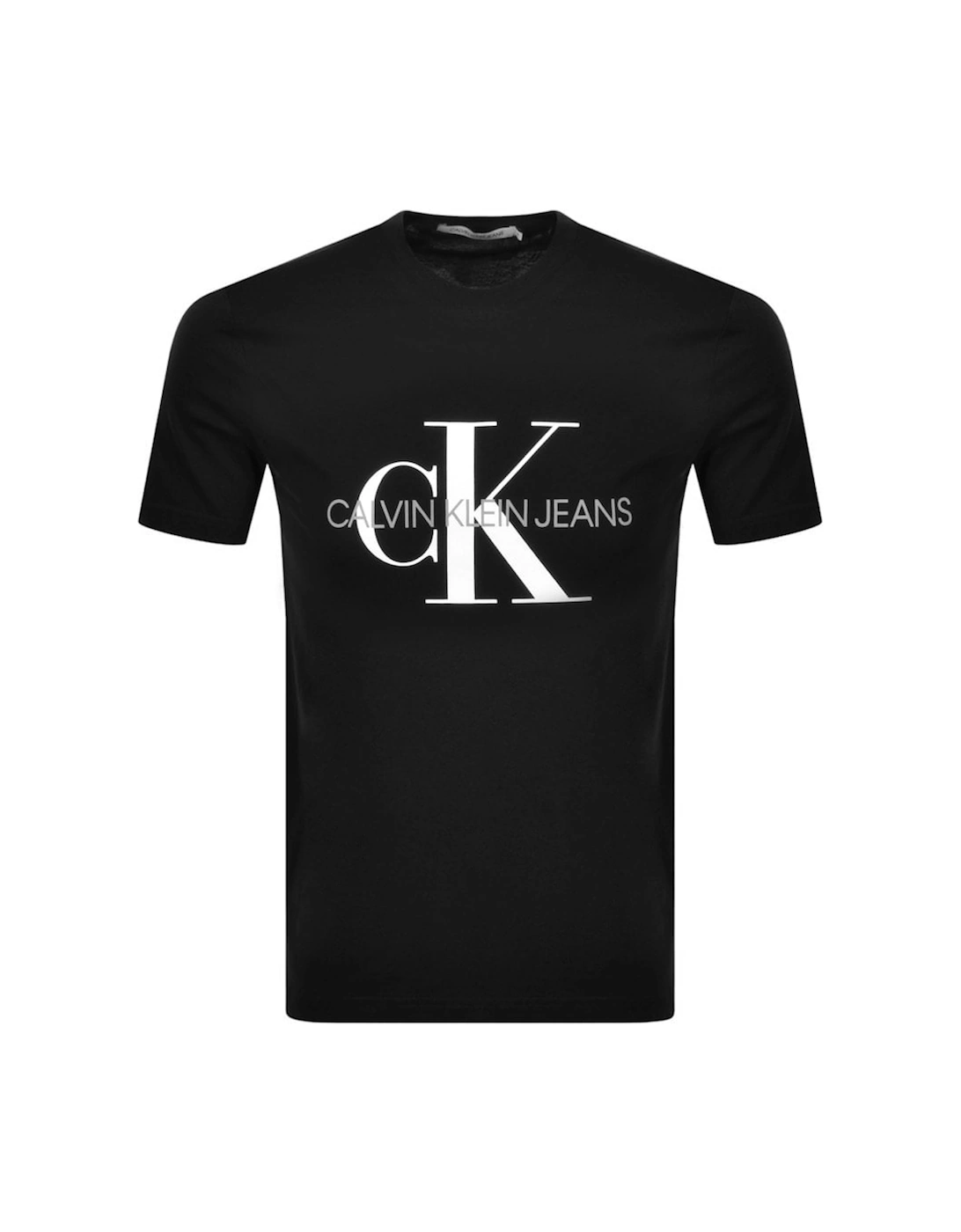 Jeans Monogram Logo T Shirt Black, 4 of 3