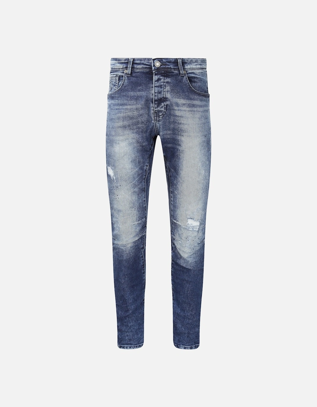Hazard MOT 741 Engineered Fit Men's Jeans | Distressed Medium Wash, 5 of 4