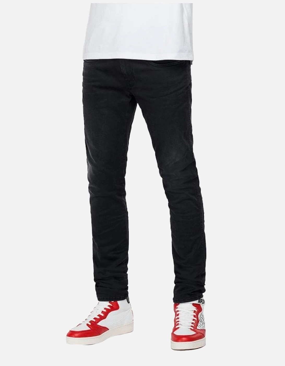 Hyperflex Mens X-lite Black Stretch Jeans 098, 6 of 5