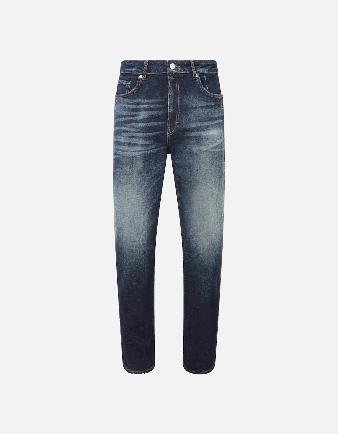 Natron Cob 793 Mens Straight Fit Jeans | Dark Wash, 5 of 4
